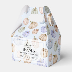 Ballotins Baby shower Citrouille de garçon bleu Grand Ballot