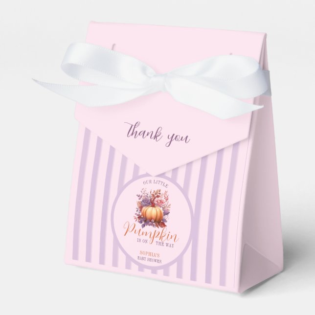 Ballotins Baby shower Citrouille Pastel Lilac Little (Verso)