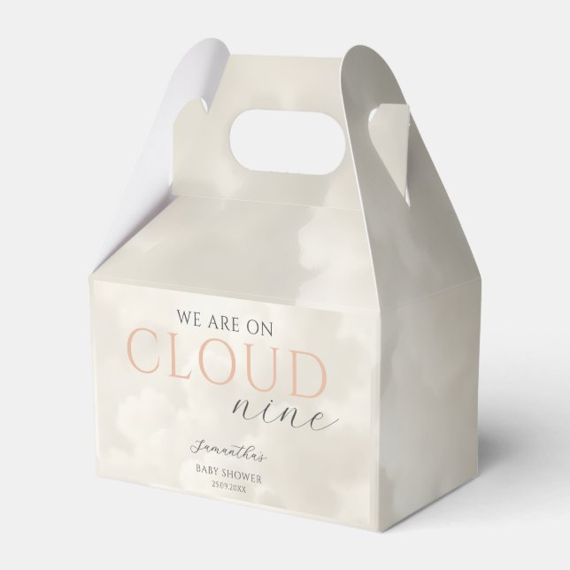 Ballotins Baby Shower Cloud Nine Moderne (Verso)