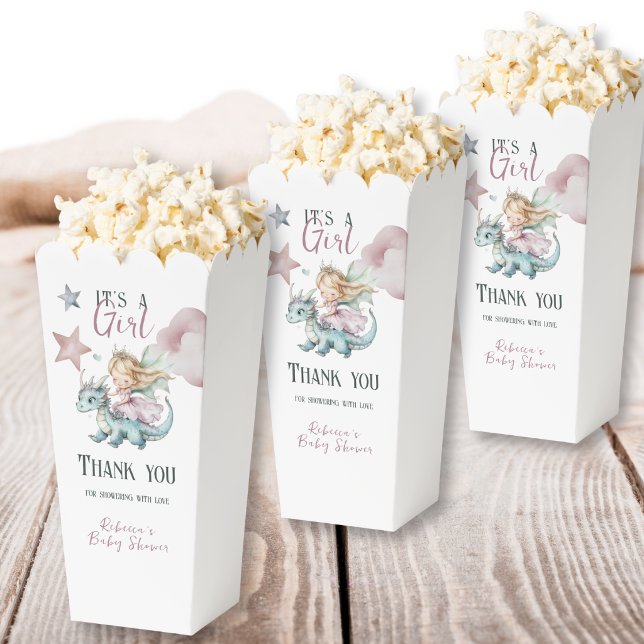 Ballotins Baby Shower Conte de Fées Princesse Rose Rêveuse  (Créateur téléchargé)