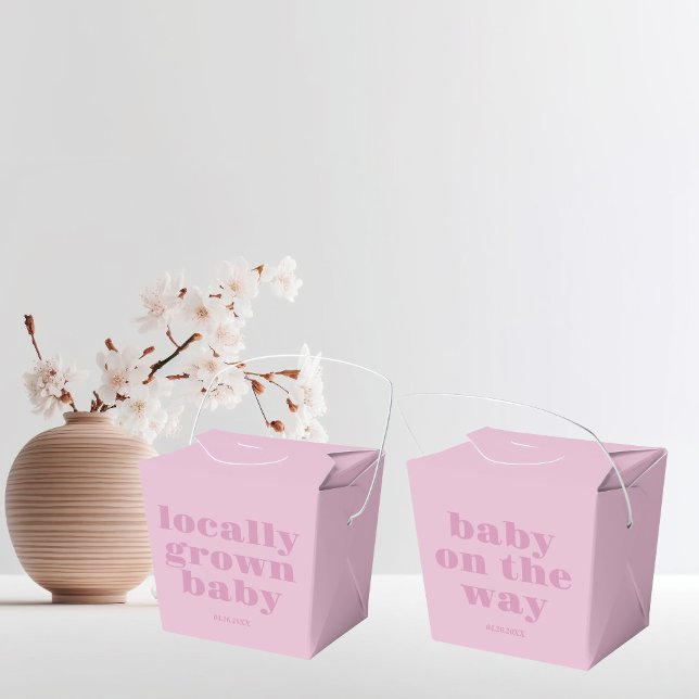 Ballotins Baby shower cultivé localement | Moderne, minimali (Créateur téléchargé)