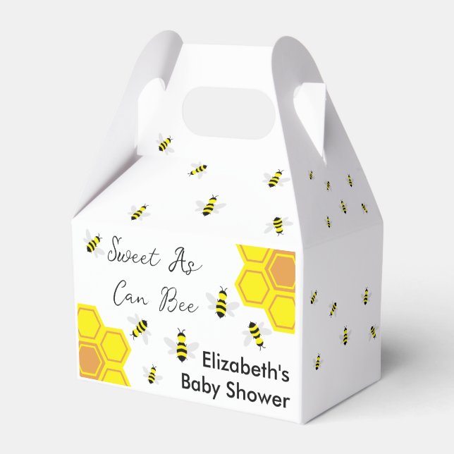 Ballotins Baby shower d'abeilles (Verso)