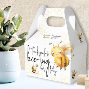 Ballotins Baby shower d'abeilles garçon ou fille Typographie