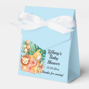 Ballotins Baby shower d'animaux de la Jungle de Boho mignons