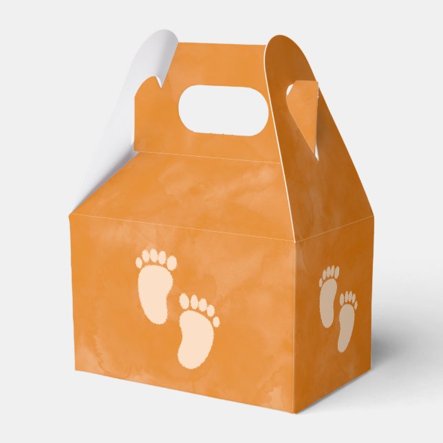 Ballotins Baby shower d'aquarelle automne personnalisé (Verso)