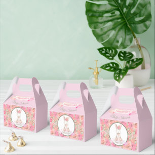 Ballotins Baby shower d'aquarelle de lapin doux
