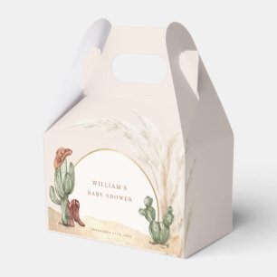 Ballotins Baby shower d'arche Boho Cactus Désert Simple
