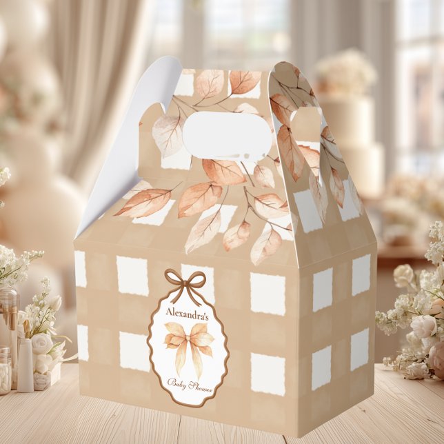 Ballotins Baby shower de bois En vichy (Créateur téléchargé)