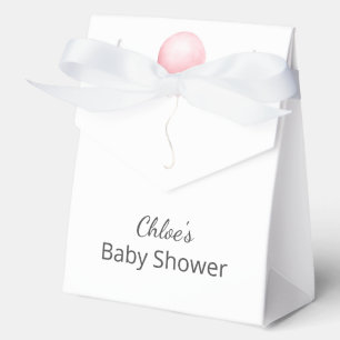 Ballotins Baby shower de filles de ballons rose moderne