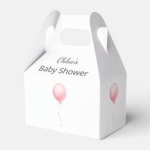 Ballotins Baby shower de filles de ballons rose moderne