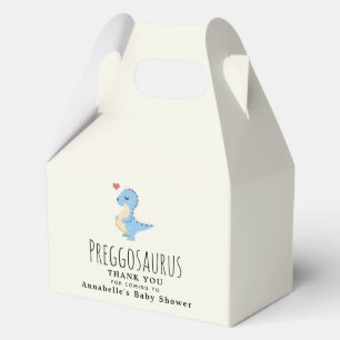 Ballotins Baby shower de garçon Preggosaurus Cute Dinosaur