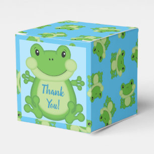 Ballotins Baby shower de grenouille bleu