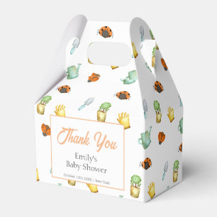 Ballotins Baby shower de jardin rustique Ladybug