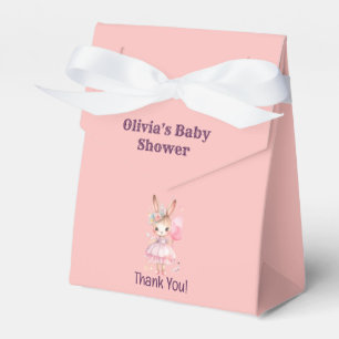 Ballotins Baby shower de lapin rose mignon