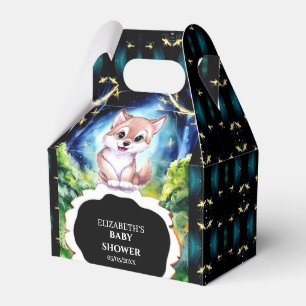 Ballotins Baby shower de loup de forêt coloré