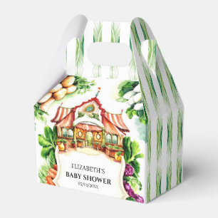 Ballotins Baby shower de marché de Boho Cabbage Farmer