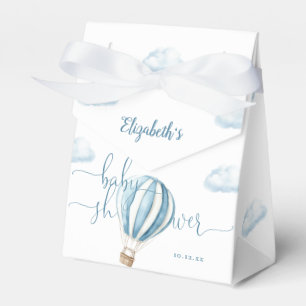 Ballotins Baby shower de Merci Blue Hot Air Balloon Boy
