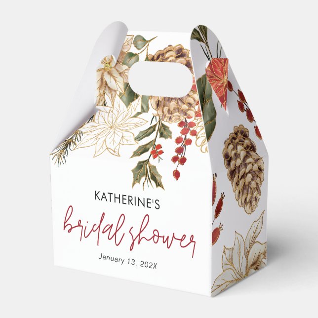 Ballotins Baby Shower de Noël en Hiver (Verso)