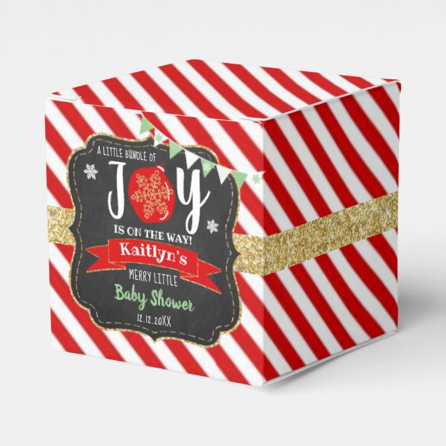 Ballotins baby shower De Noël "Petit Ensemble De Joie" (Verso)