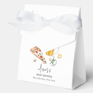 Ballotins Baby shower de pacifier des bières de pizza rustiq