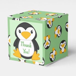 Ballotins Baby shower de pingouin vert