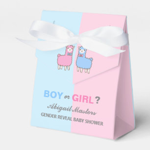 Ballotins Baby shower de révélation de genre Llama Balloti