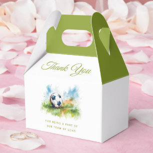 Ballotins Baby shower de soccer aquarelle