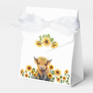 Ballotins Baby shower de tournesols de Vache de haute mer