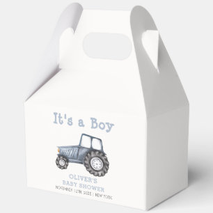 Ballotins Baby shower de tracteur d'aquarelle minimaliste Bo