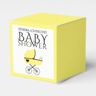 Ballotins Baby shower de transport pour bébé jaune