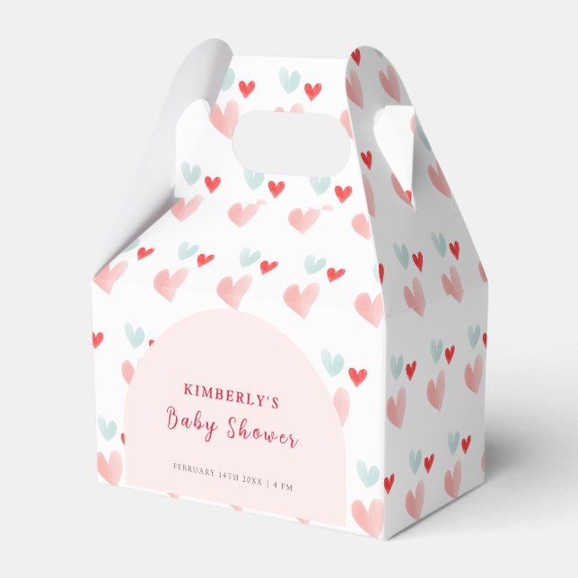 Ballotins Baby shower de Valentines de l'Arc Pastel Sweethea (Verso)