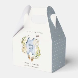 Ballotins Baby shower de Vêtements pour garçon en feuillage