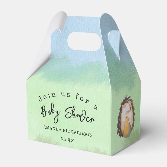 Ballotins Baby shower des animaux des bois (Verso)