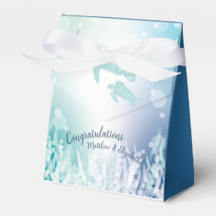 Ballotins Baby shower des tortues de mer sous la mer