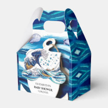 Baby shower des vagues de l'océan Boho