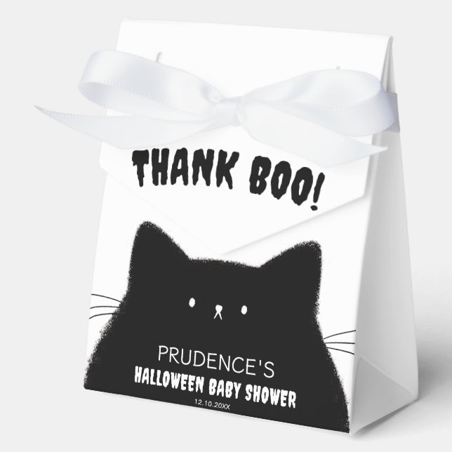 Ballotins Baby shower d'Halloween de Little Boo (Recto)