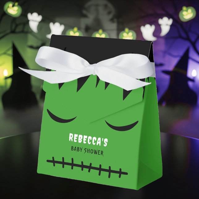Ballotins Baby shower d'Halloween Frankenstein Monster (Frankenstein Monster Halloween Baby Shower Favor Boxes
)