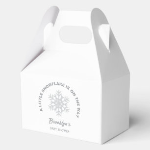 Ballotins Baby shower d'hiver Little Snowflake Neutre genre
