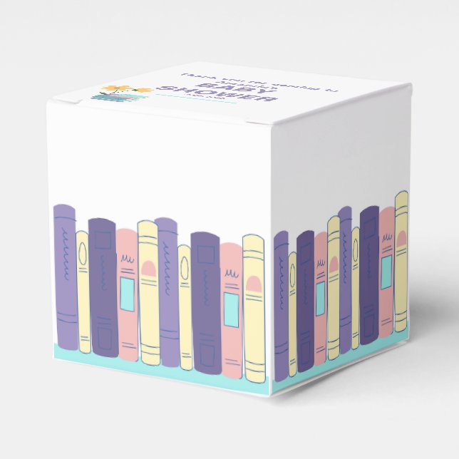 Ballotins Baby shower du livre, Brunch et livres, Genre Neut (Verso)