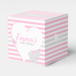 Ballotins Baby shower Eléphant mignon Ballotin rose