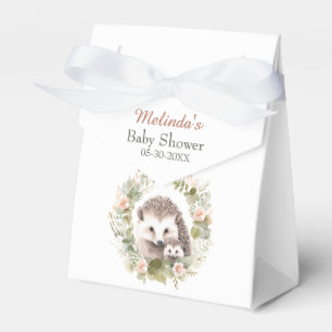 Ballotins Baby shower en bois avec un joli hérisson