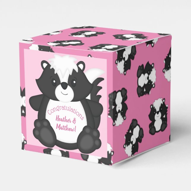 Ballotins Baby shower en peau rose (Verso)