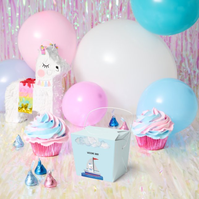 Ballotins Baby Shower Favor Bags (Fête)