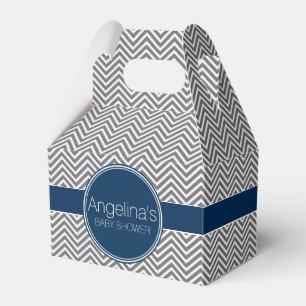 Ballotins Baby shower Favoriser avec Chevrons Nom personnali