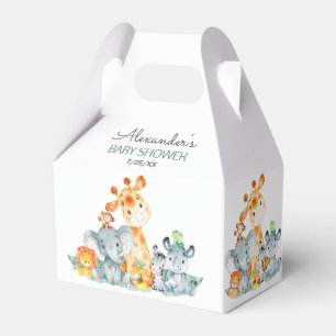 Ballotins Baby shower féminin de la jungle Watercolor Cute 