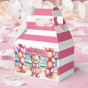 Ballotins Baby shower Fille Blonde Beachside Teddy Bear