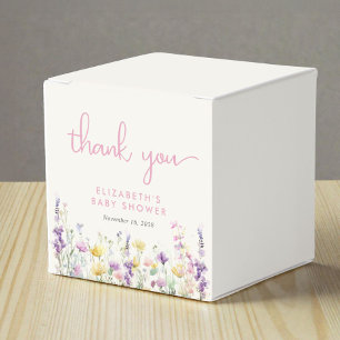 Ballotins Baby Shower Fille Bohème Fleur de Champ Aquarelle