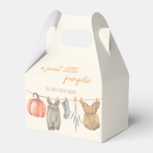 Ballotins Baby shower fille de Citrouille  d'automne