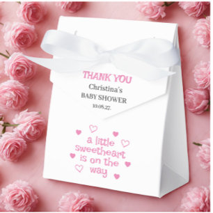 Ballotins Baby Shower Fille Rose