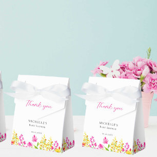 Ballotins Baby shower fleur sauvage Floral Ballotin personna